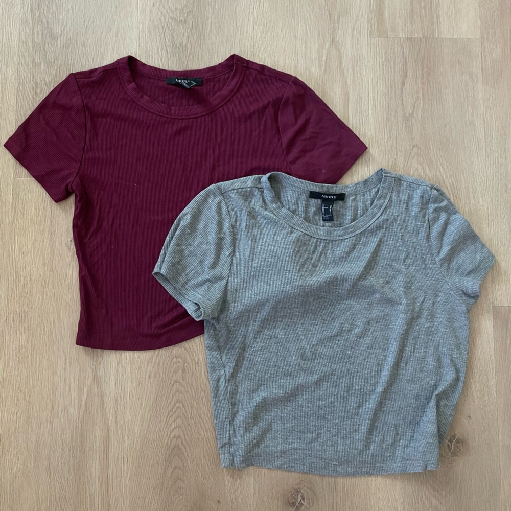 BUNDLE - Ribbed crop top